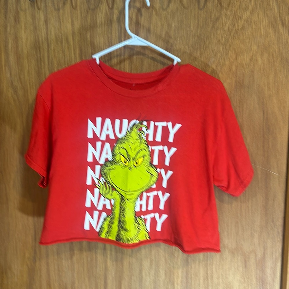 GRINCH Naughty crop top - Size S/M